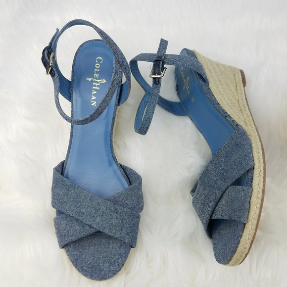 Cole Haan Shoes - COLE HAAN Nike Air Camila Chambray Espadrilles